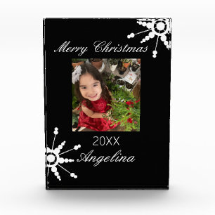 Bloque Para Fotos Moderno Fantasma de burbujas navideñas