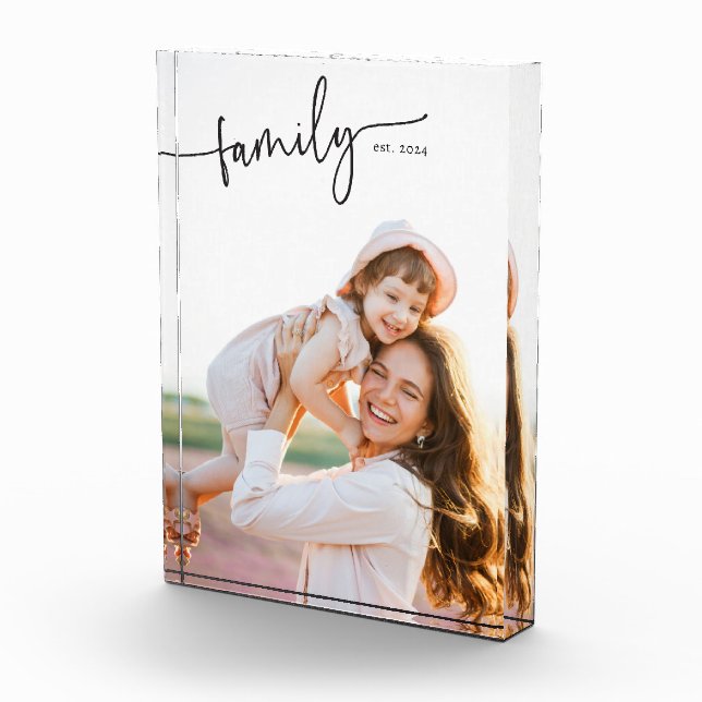 Bloque Para Fotos Moderno para la familia (Derecha)