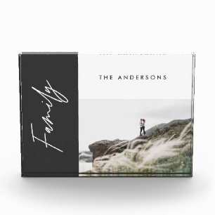 Bloque Para Fotos moderno sencillo minimo regalo de la familia de fo