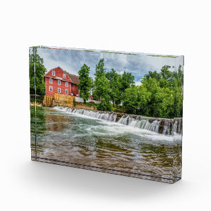 Bloque Para Fotos Molino de águila de guerra y cascada