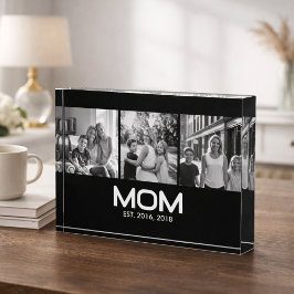 Bloque Para Fotos Mom Established Bold Black 3 Photo 
