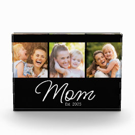Bloque Para Fotos Mom Established Script Black 3 Picture