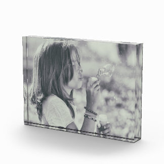 Bloque Para Fotos Momento de Dandelion eterno - Blanco y negro