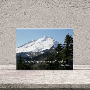Bloque Para Fotos Montaña de citas de John Muir