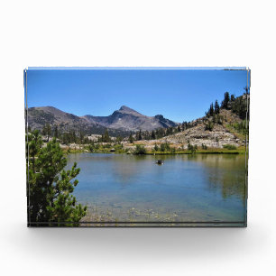Bloque Para Fotos Monte Dana de Shell Lake, Paso de Tioga, Californi