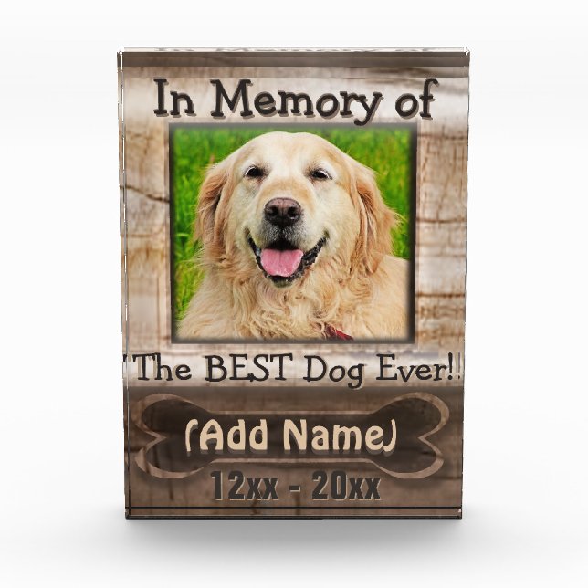 Bloque Para Fotos Monumento al perro (Anverso)