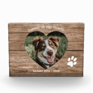 Bloque Para Fotos Monumento al Perro personalizado Madera Rusa y Fot