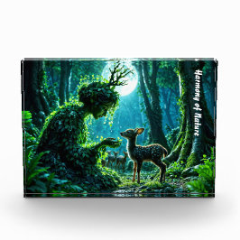 Bloque Para Fotos Mother nature's gentle touch on a spotted fawn