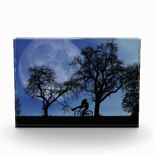 Bloque Para Fotos Moto de ciclismo de medianoche