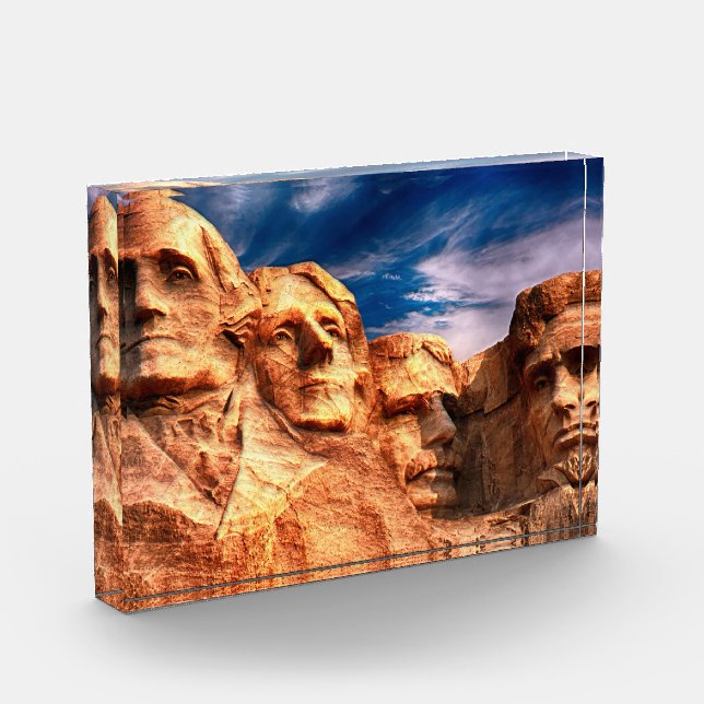 Bloque Para Fotos Mount Rushmore South Dakota (Izquierda)