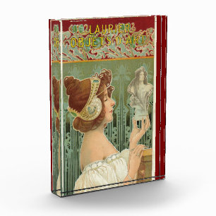 Bloque Para Fotos Mujer Art Nouveau Arte francés por henri livemont