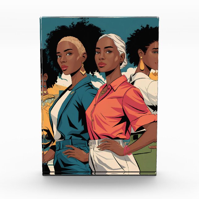 Bloque Para Fotos Mujeres empoderadas en la moda urbana (Anverso)