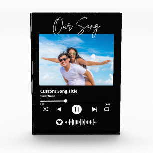 Bloque Para Fotos Música de Boda Nuestra Canción Código Escaneable
