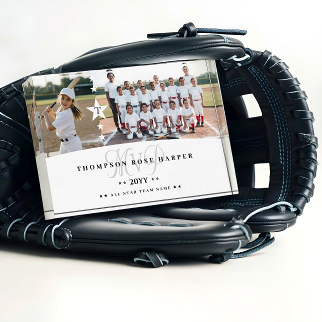 Bloque Para Fotos MVP Baseball Player Sports Photo Collage Keepsake (MVP Baseball Player Sports Photo Collage Keepsake)