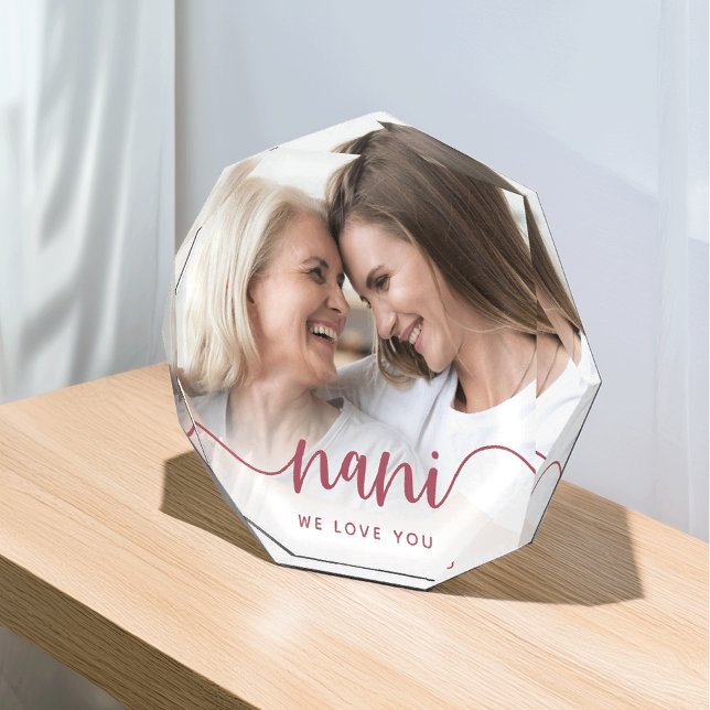 Bloque Para Fotos Nani Te Amamos | Superposición de guión de la abue (Subido por el creador)