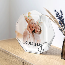 Bloque Para Fotos Nanny | Superposición de guión de la abuela