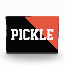 Naranja brillante Esporto negro negrita "PICKLE" T