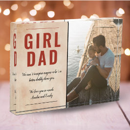 Bloque Para Fotos Naranja Chica acuarela papá guión Día del padre