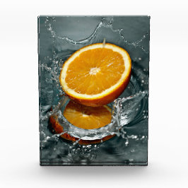 Bloque Para Fotos Naranja positivo jugoso para el estado de ánimo de