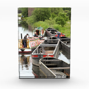 BLOQUE PARA FOTOS NARROWBOATS EN EL CANAL