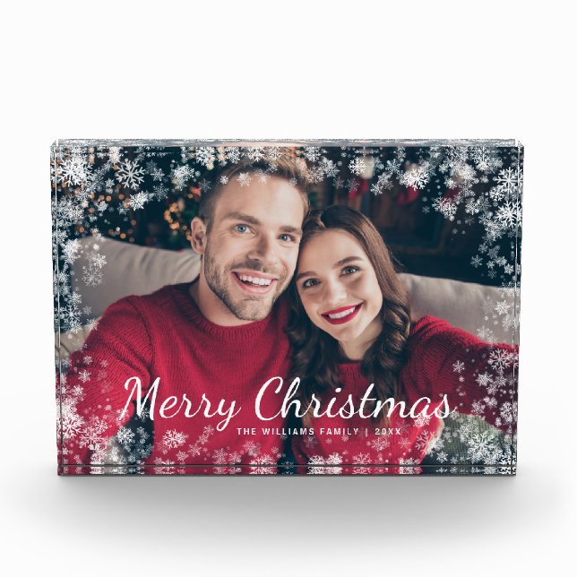 Bloque Para Fotos Navidad moderna (Anverso)