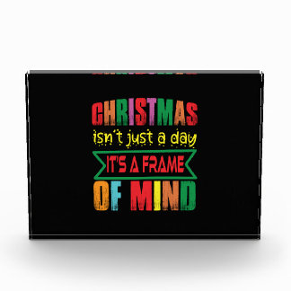 Bloque Para Fotos Navidad y regalo de Navidad no es sólo un día