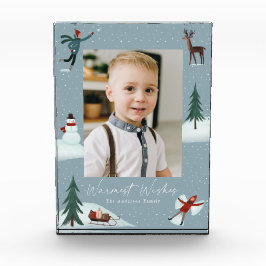 Bloque Para Fotos Navidades caprichosos de la nieve