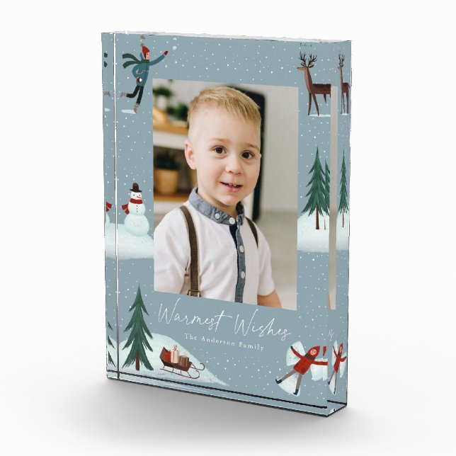 Bloque Para Fotos Navidades caprichosos de la nieve (Derecha)