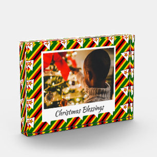 Bloque Para Fotos Navidades de la BANDERA ZIMBABWE modernos