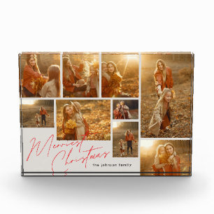 Bloque Para Fotos Navidades de varios grupos de color Rojo 9 moderno