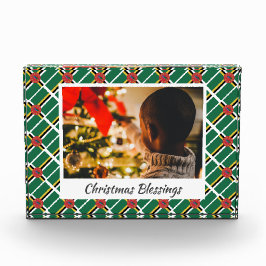 Bloque Para Fotos Navidades DOMINICA FLAG modernos Keepsake