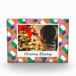 Bloque Para Fotos Navidades estadounidenses de IRLANDA DUAL modernos