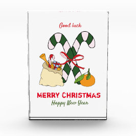 Bloque Para Fotos Navidades Minimalistas y feliz Año Nuevo