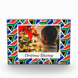 Bloque Para Fotos Navidades modernos de la BANDERA de SUDÁFRICA