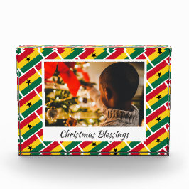 Bloque Para Fotos Navidades modernos de la BANDERA GHANA
