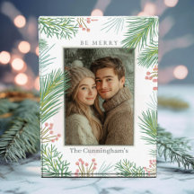 Navidades Pastel Rosa y Green Holly