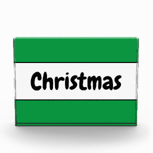 Bloque Para Fotos Navidades retro divertidos celebran franjas blanca