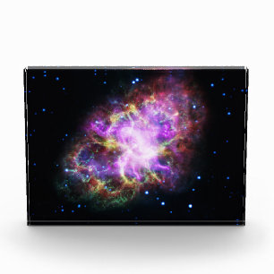 Bloque Para Fotos Nebulosa de cangrejo Supernova Compuesto de hubble