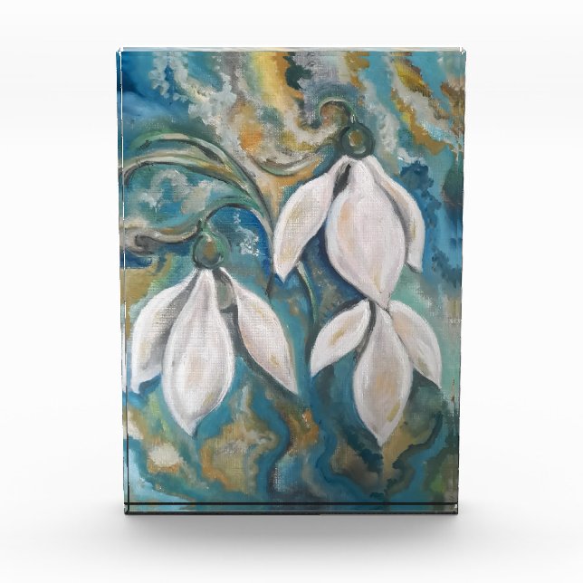 Bloque Para Fotos Nevadas en el jardín esmeralda (Anverso)