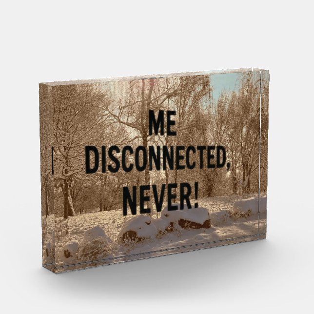Bloque Para Fotos Never Not Connected — Forest Block (Izquierda)