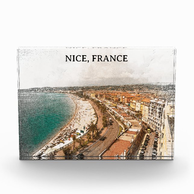 Bloque Para Fotos Nice France Promenade des Anglais (Anverso)