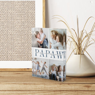Bloque Para Fotos Nietos del personalizado Papaw