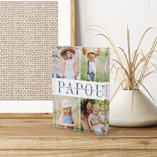 Bloque Para Fotos Nietos del personalizado Papou