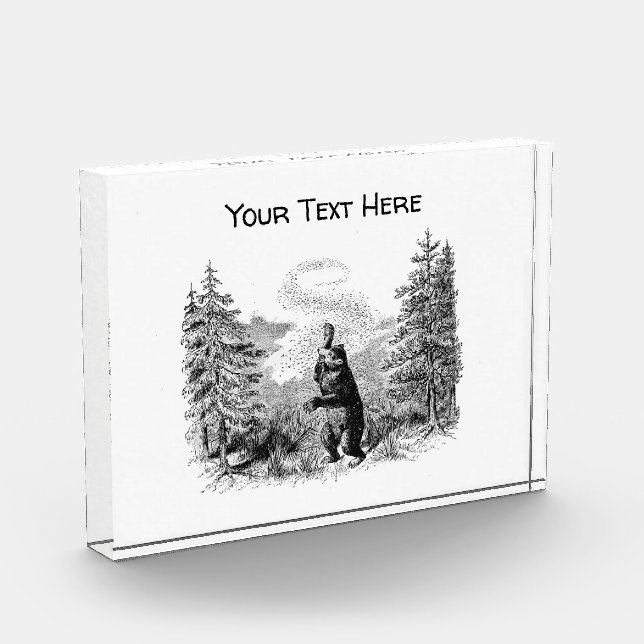 Bloque Para Fotos Nimrod - Oso y Abejas (Izquierda)