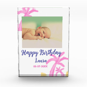 Bloque Para Fotos Niños bebé primer cumpleaños añadir fecha añadir f