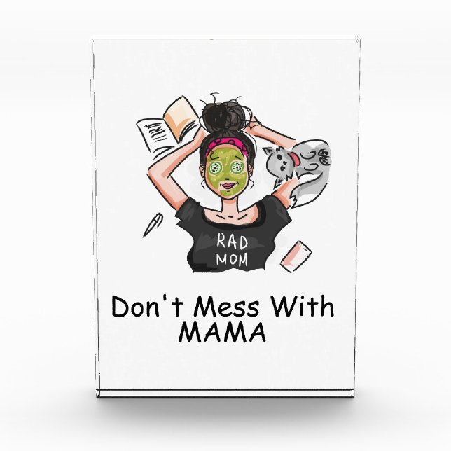 Bloque Para Fotos No te metas con mamá (Anverso)