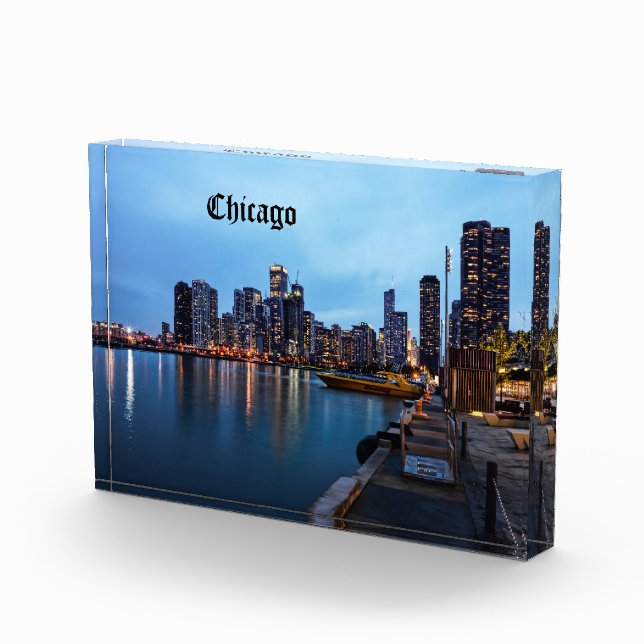 Bloque Para Fotos Noche En El Pier De La Marina (Derecha)