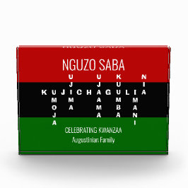 Bloque Para Fotos Nombre de familia panafricana de KWANZAA