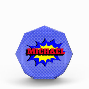 Bloque Para Fotos Nombre personalizado de libro de historietas para 