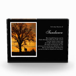 Bloque Para Fotos Nombre personalizado del cielo espiritual Memorial
